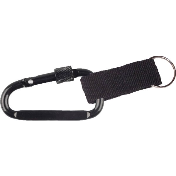 Carabiner Strap Key Chain w/ Secured Screw
