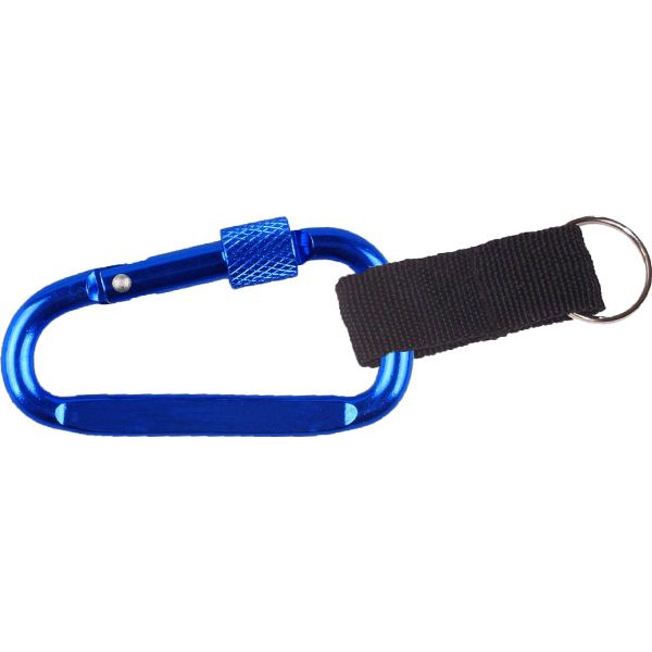 Carabiner Strap Key Chain w/ Secured Screw