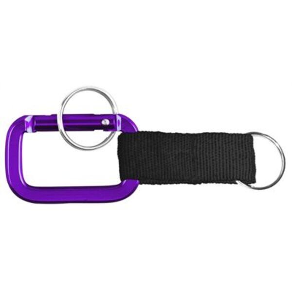 Square Carabiner Strap Key Ring