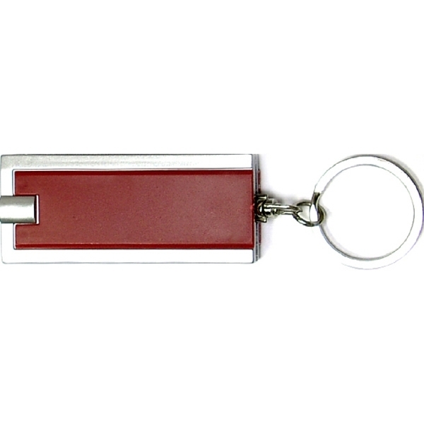 Solid Rectangular LED Key Chain