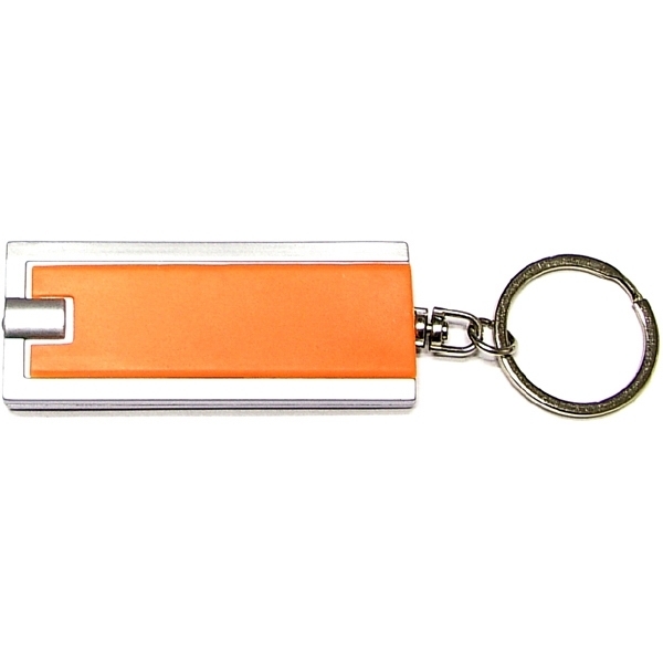 Solid Rectangular LED Key Chain