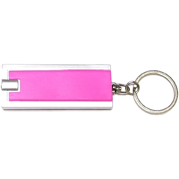 Solid Rectangular LED Key Chain