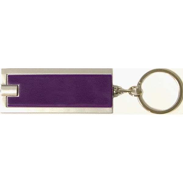 Solid Rectangular LED Key Chain