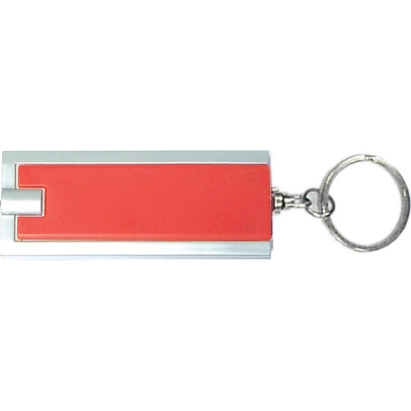Solid Rectangular LED Key Chain