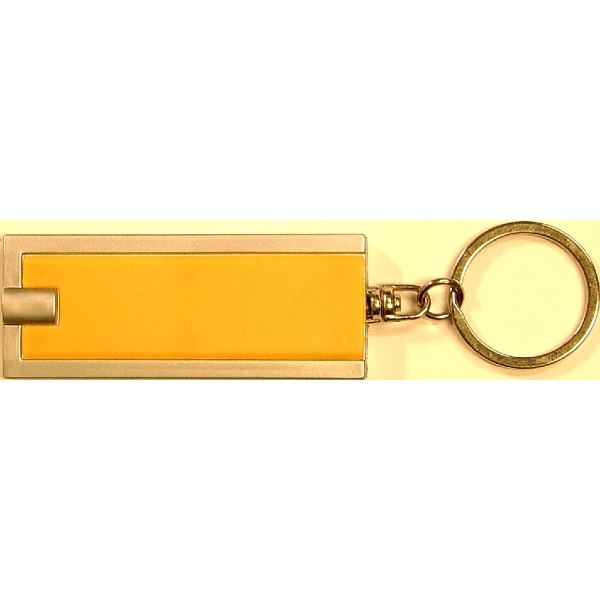 Solid Rectangular LED Key Chain