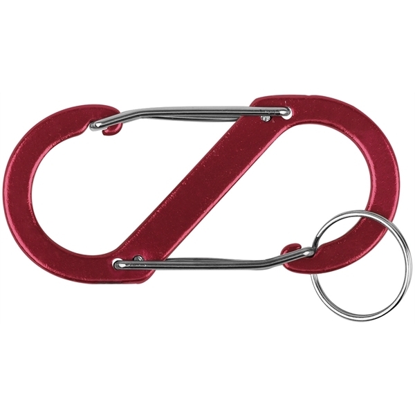 S-Shaped Carabiner Key Ring