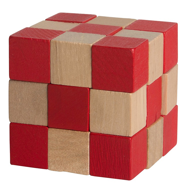 Wood Cube Puzzle