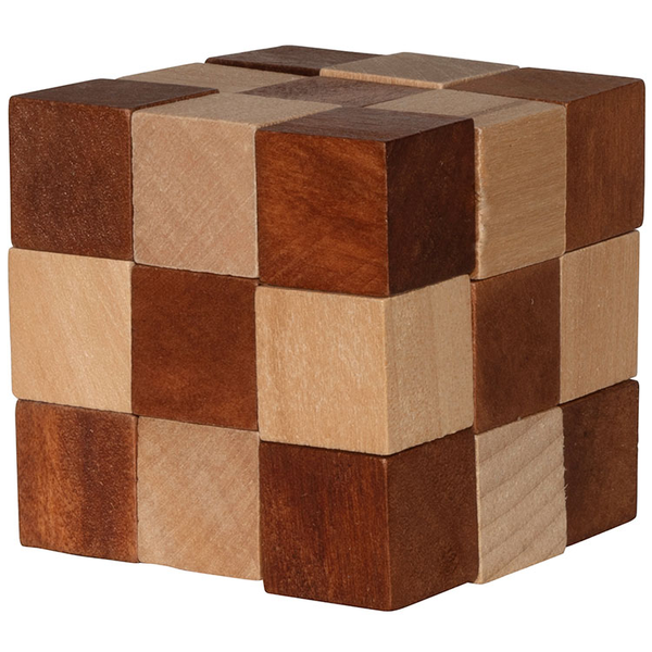 Wood Cube Puzzle