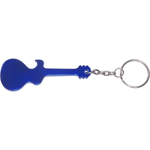 Guitar Aluminum Bottle Opener Key Chain