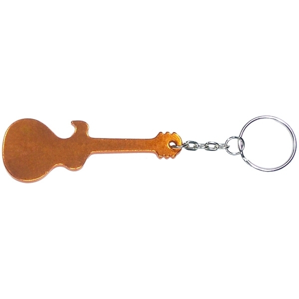 Guitar Aluminum Bottle Opener Key Chain