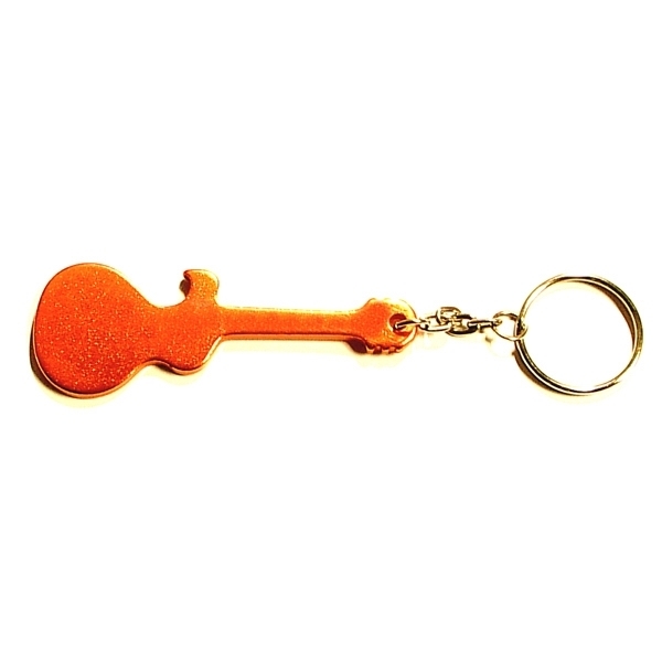 Guitar Aluminum Bottle Opener Key Chain