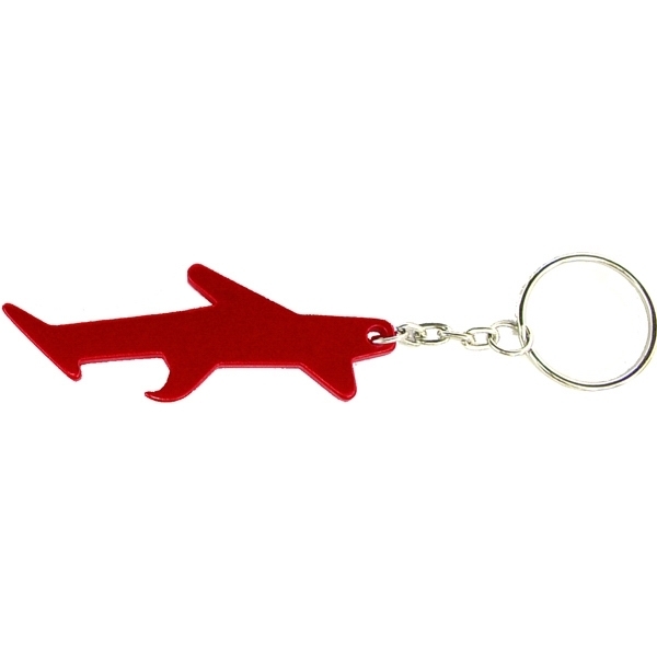Airplane Aluminum Bottle Opener Key Chain