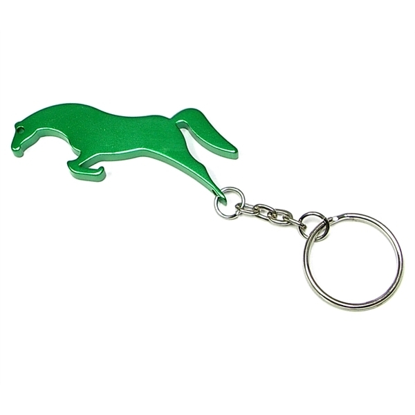 Horse Aluminum Bottle Opener Key Chain