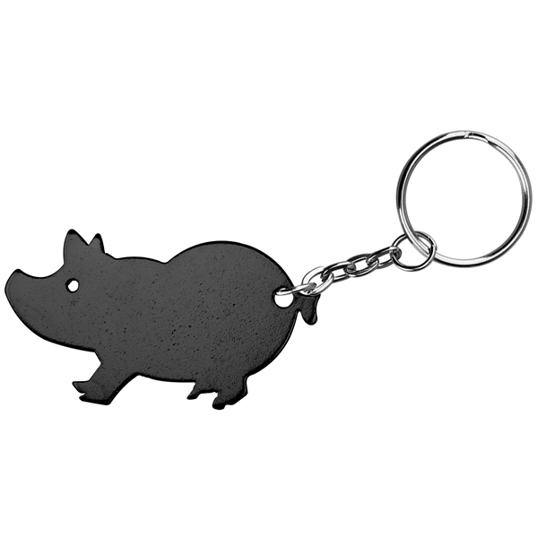 Pig Aluminum Bottle Opener Key Chain