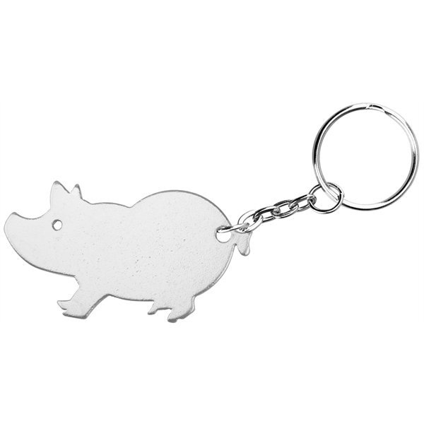 Pig Aluminum Bottle Opener Key Chain