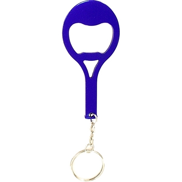 Tennis Racket Aluminum Bottle Opener Key Chain