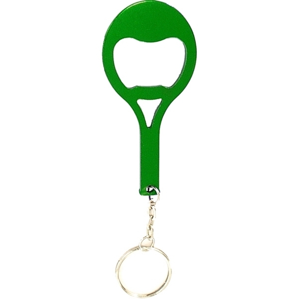 Tennis Racket Aluminum Bottle Opener Key Chain