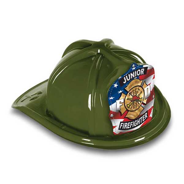 Chief's Choice Kid's Firefighter Hat, Patriotic Maltese Design, Stock