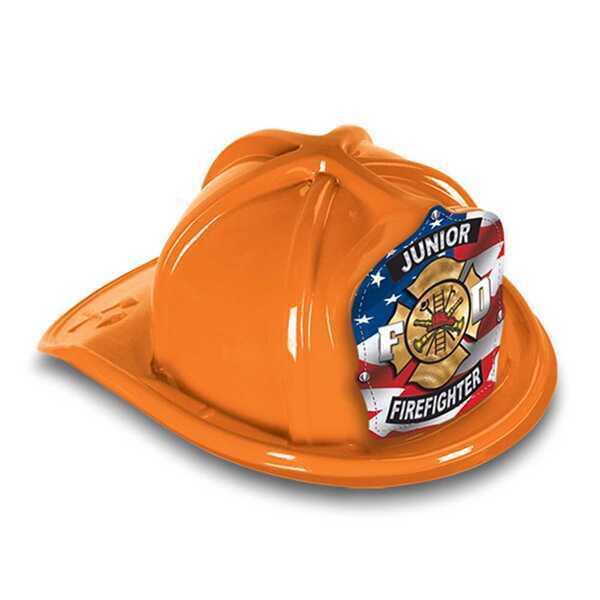 Chief's Choice Kid's Firefighter Hat, Patriotic Maltese Design, Stock