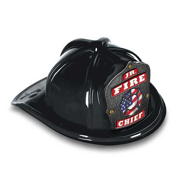 Chief's Choice Kid's Firefighter Hat, Leather Background, Stock