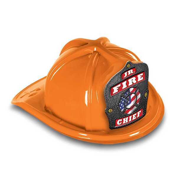 Chief's Choice Kid's Firefighter Hat, Leather Background, Stock