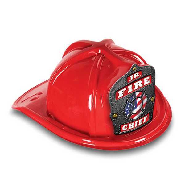 Chief's Choice Kid's Firefighter Hat, Leather Background, Stock