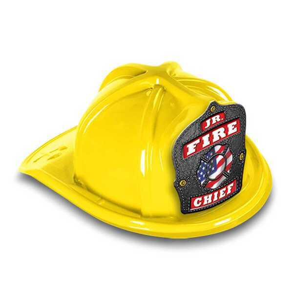 Chief's Choice Kid's Firefighter Hat, Leather Background, Stock