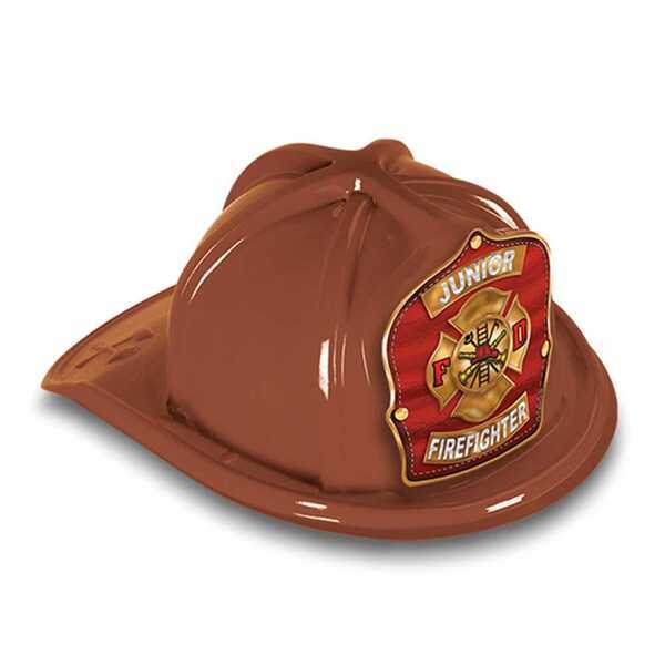Chief's Choice Kid's Firefighter Hat, Gold Maltese Design, Stock