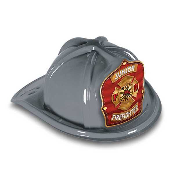 Chief's Choice Kid's Firefighter Hat, Gold Maltese Design, Stock