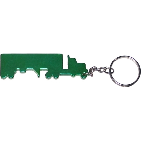 Truck Aluminum Bottle Opener Key Chain
