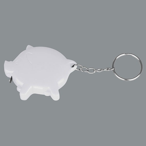 Pig Tape Measure Key Chain