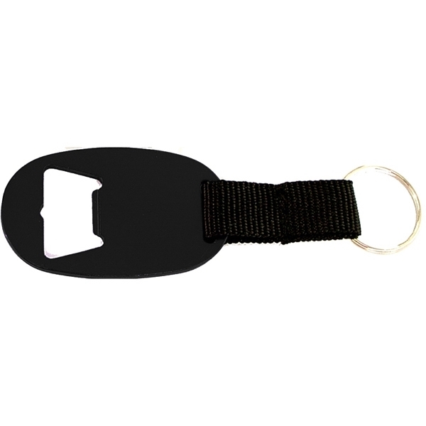 Aluminum Bottle Opener Strap Key Ring