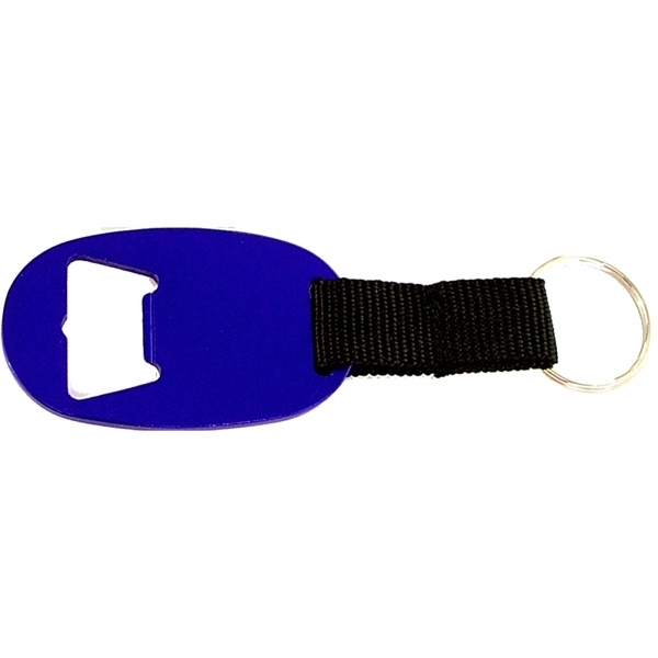 Aluminum Bottle Opener Strap Key Ring
