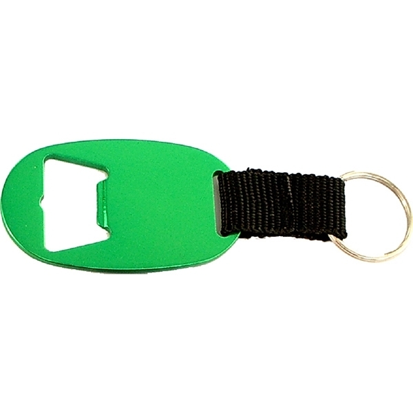 Aluminum Bottle Opener Strap Key Ring