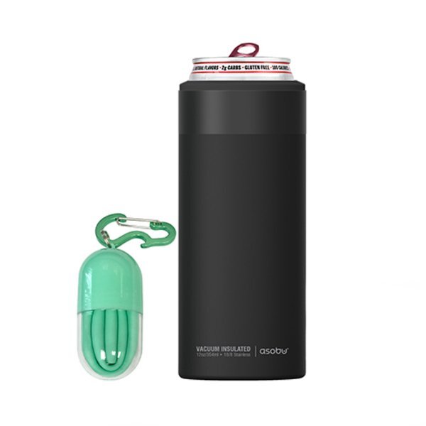 Asobu® Stainless Steel Slim Can Kuzie, 12oz.