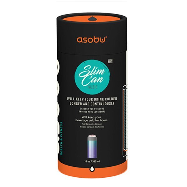 Asobu® Stainless Steel Slim Can Kuzie, 12oz.