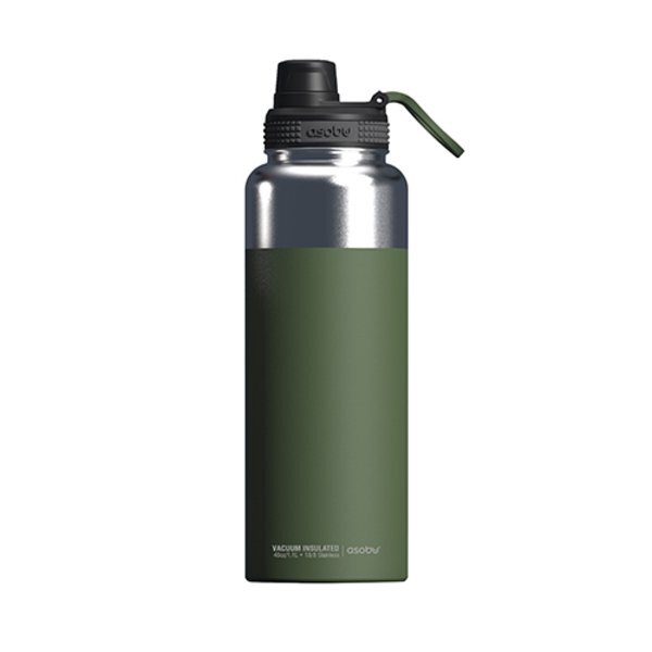 Asobu® Mighty Flask Copper-Lined Stainless Steel Bottle, 40oz.