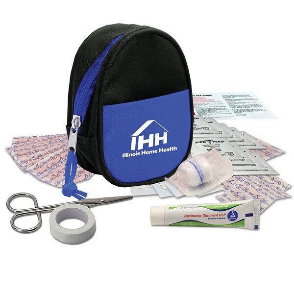Zippered Polyester Tote First Aid Kit