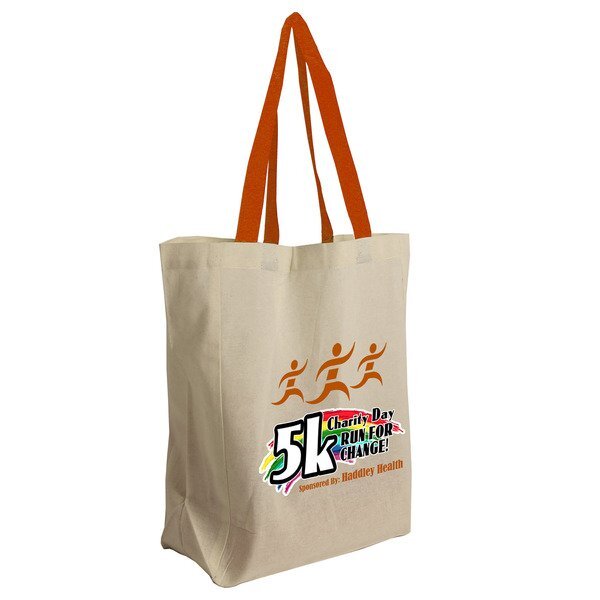 Brunch Cotton Grocery Tote, Full Color