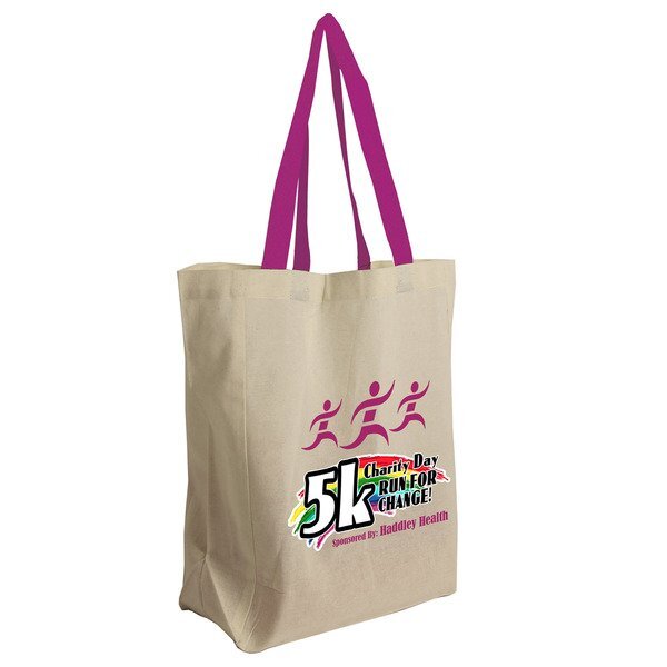 Brunch Cotton Grocery Tote, Full Color
