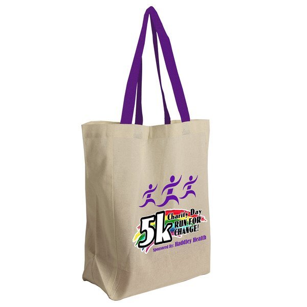 Brunch Cotton Grocery Tote, Full Color