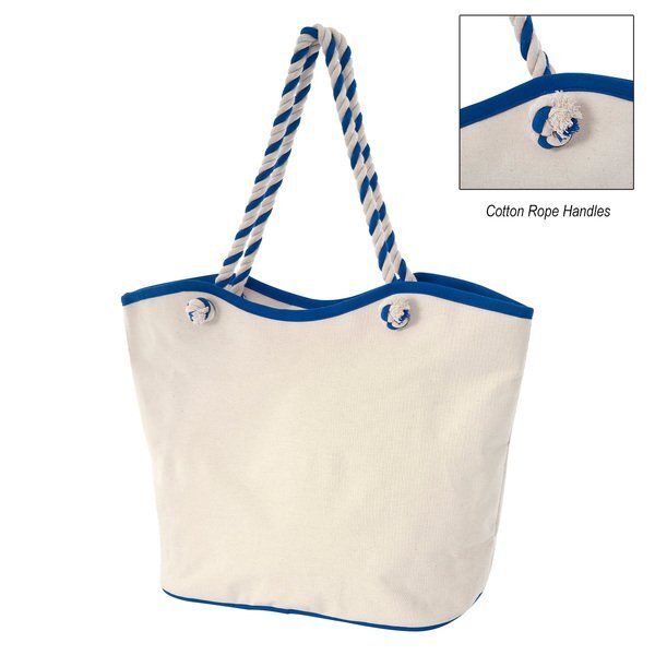 Maui Laminated Cotton Canvas Tote Bag