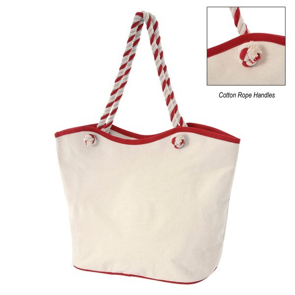 Maui Laminated Cotton Canvas Tote Bag