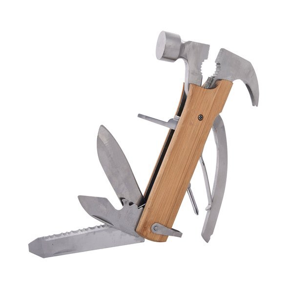 Twelve-in-One Multi-Functional Wood Hammer Tool
