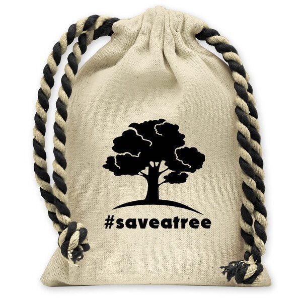 Handy Canvas Drawstring Tote