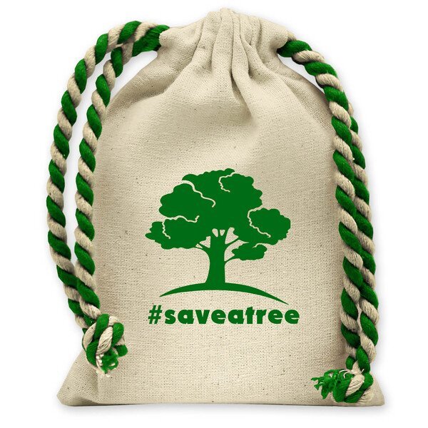 Handy Canvas Drawstring Tote