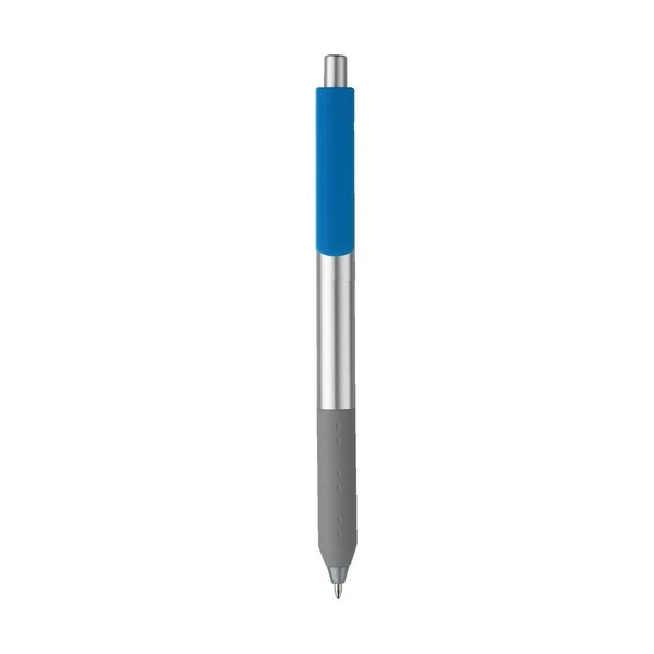 Alamo Metallic Retractable Pen w/ Full Color XL Clip