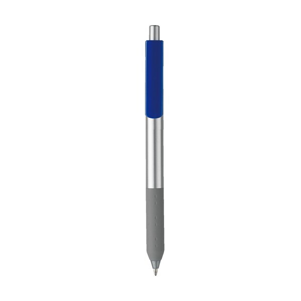 Alamo Metallic Retractable Pen w/ Full Color XL Clip