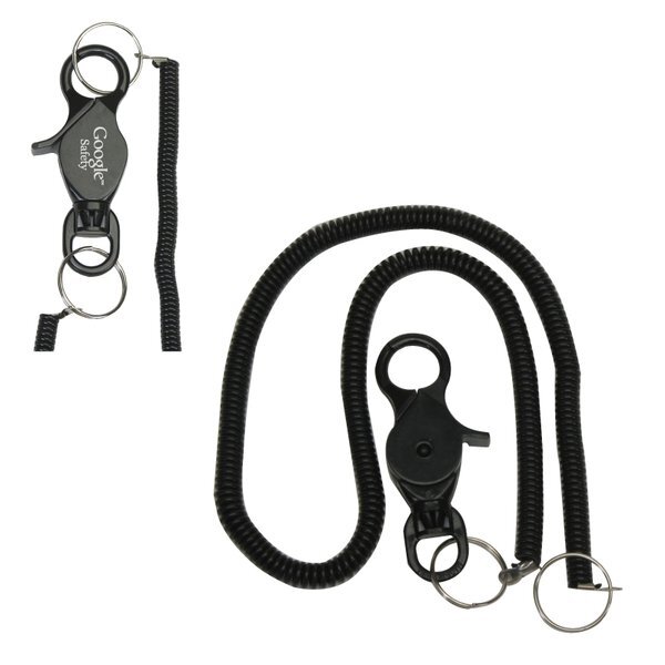 Lobster Clip Coil Keyring, 20"