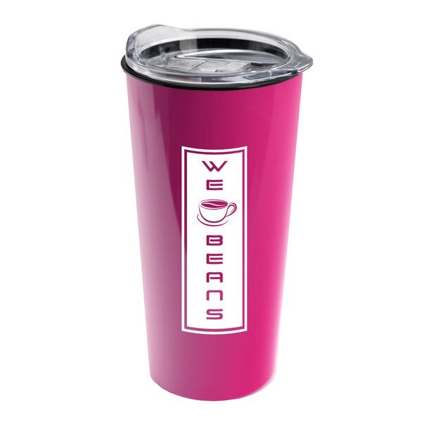 The Roadmaster Travel Tumbler w/ Clear Slide Lid, 18oz.